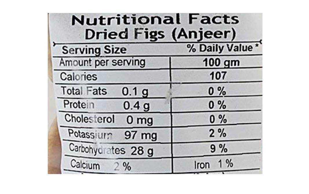 Leeve Dry fruits Dried Figs (Anjeer)    Pack  800 grams